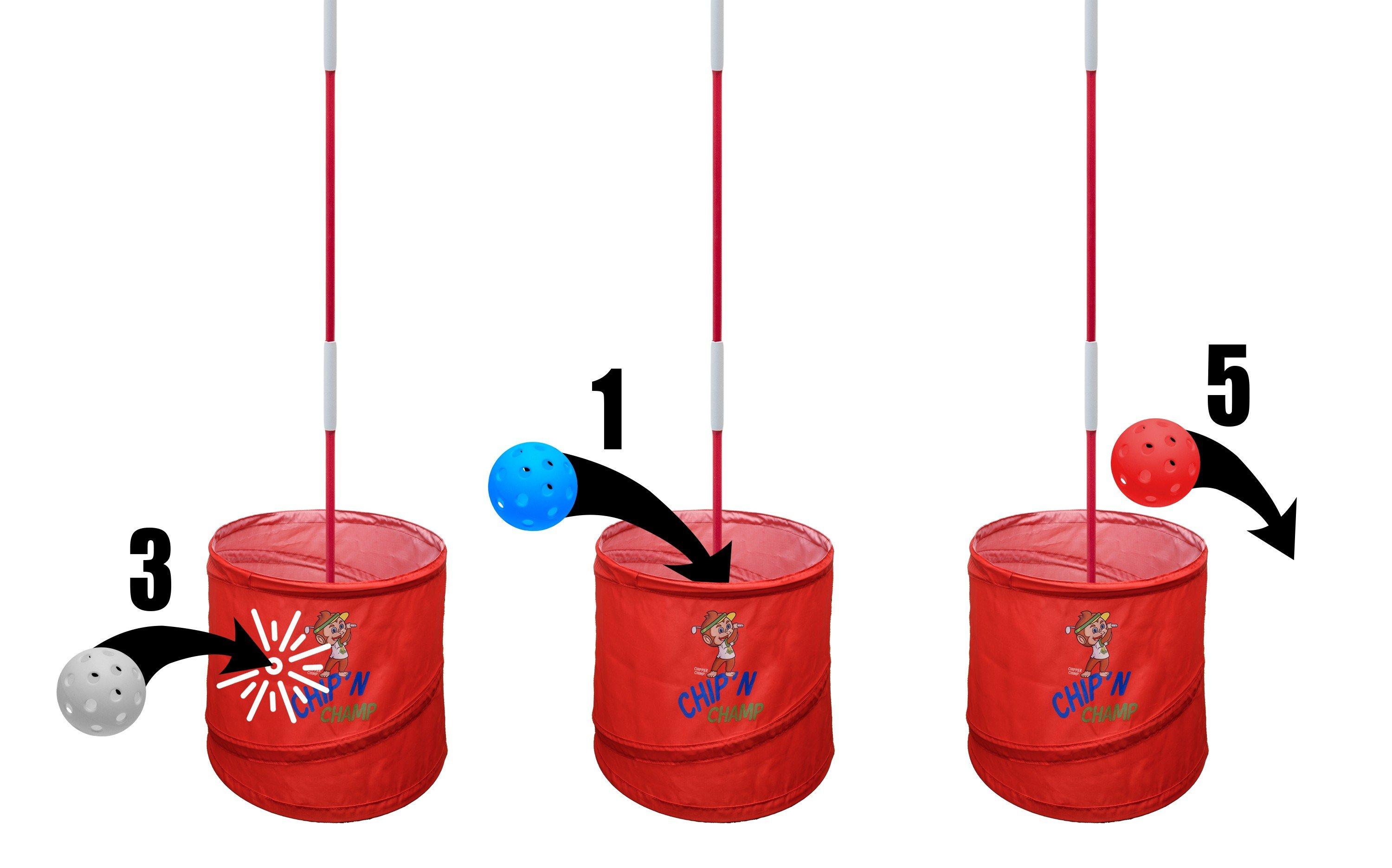 3 Hole Pop Up Golf Set | JEF WORLD OF GOLF | Training Aids